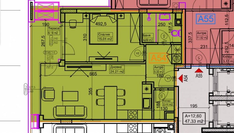 De vânzare  1 dormitor Sofia , Crâstova vada , 75 mp | 97739494 - imagine [6]