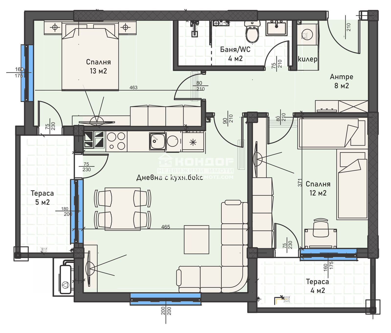 Продава 3-СТАЕН, гр. Пловдив, Кършияка, снимка 3 - Апартаменти - 52802768