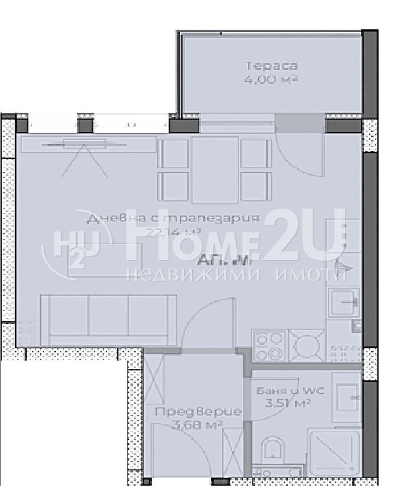 Продава 1-СТАЕН, гр. Пловдив, Христо Смирненски, снимка 11 - Aпартаменти - 48617613