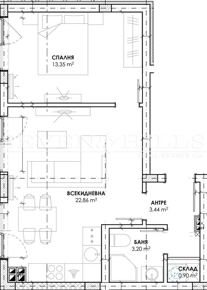 Продава  2-стаен град Пловдив , Христо Смирненски , 63 кв.м | 31401272 - изображение [4]