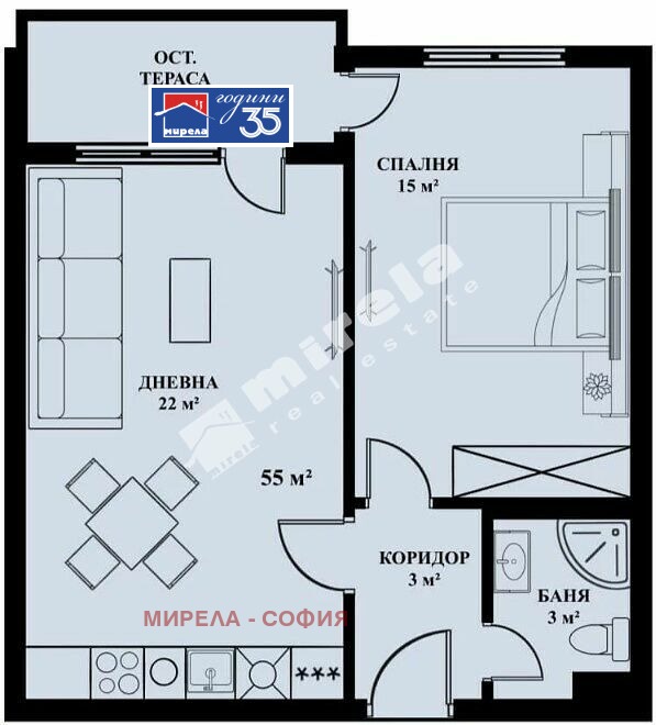 Продава 2-СТАЕН, гр. София, Люлин 5, снимка 6 - Апартаменти - 51749016