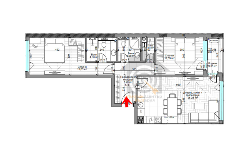 Satılık  2 yatak odası Sofia , Mladost 4 , 99 metrekare | 44424469 - görüntü [5]