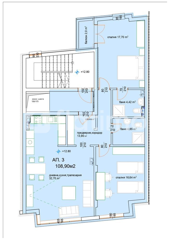 À vendre  2 chambres Sofia , Banichora , 133 m² | 83143246 - image [9]