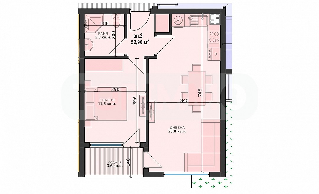 Продава 2-СТАЕН, гр. Варна, Възраждане 4, снимка 2 - Апартаменти - 51426047