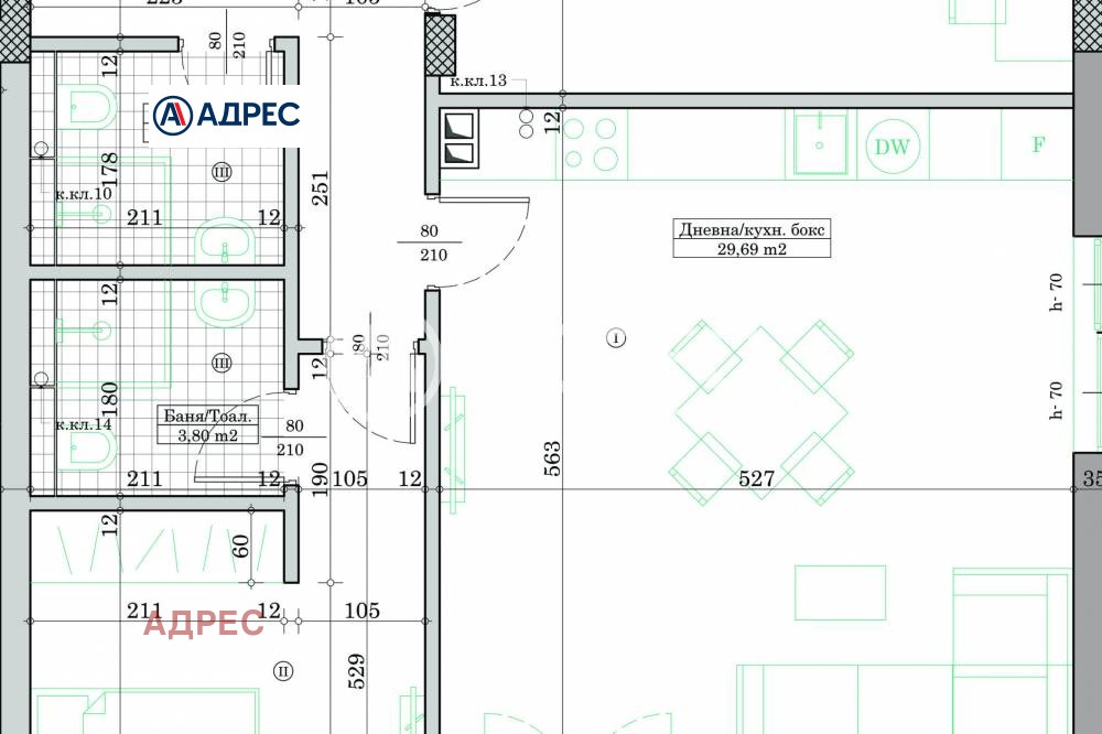 Продава 3-СТАЕН, гр. Варна, Кайсиева градина, снимка 3 - Апартаменти - 53832169