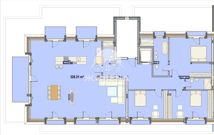 Продава 4-СТАЕН, гр. Варна, к.к. Св.Св. Константин и Елена, снимка 2 - Апартаменти - 53453687