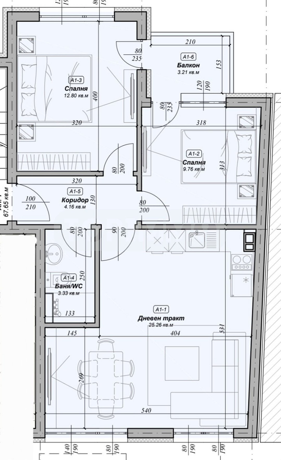 Продава 3-СТАЕН, гр. Варна, Погреби, снимка 5 - Апартаменти - 53633189