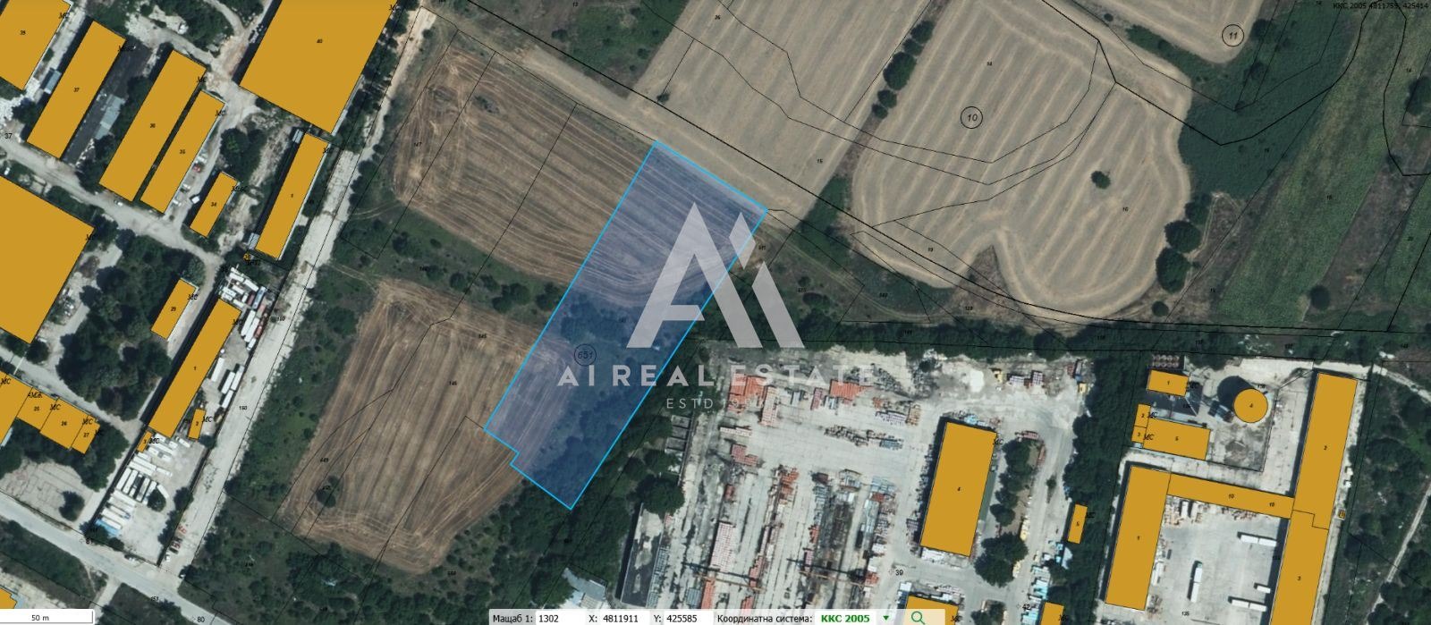 Продава ПАРЦЕЛ, гр. Плевен, Индустриална зона - Запад