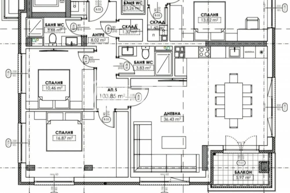 Продава 3-СТАЕН, гр. София, Овча купел, снимка 3 - Апартаменти - 56624917