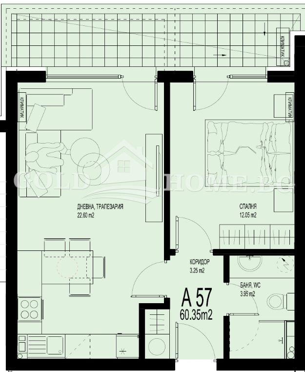 Продава 2-СТАЕН, гр. Пловдив, Христо Смирненски, снимка 6 - Апартаменти - 55920737