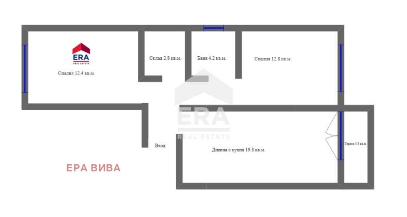 Продава 3-СТАЕН, гр. София, Левски Г, снимка 4 - Апартаменти - 52493488