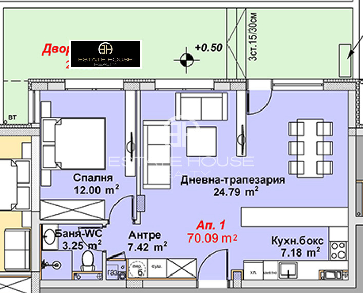 À venda  1 quarto Sofia , m-t Gardova glava , 98 m² | 98178667 - imagem [2]