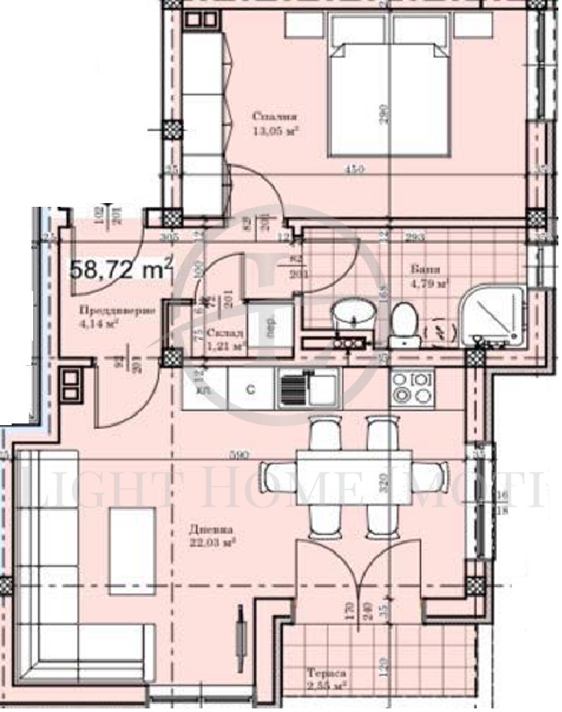Till salu  1 sovrum Plovdiv , Proslav , 67 kvm | 11118288 - bild [9]