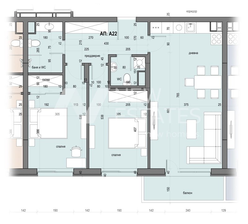 In vendita  2 camere da letto Sofia , Krasno selo , 109 mq | 49305063 - Immagine [4]