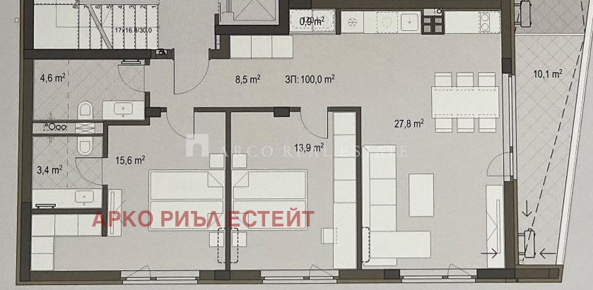 Продава 3-СТАЕН, гр. София, Карпузица, снимка 3 - Апартаменти - 56720454