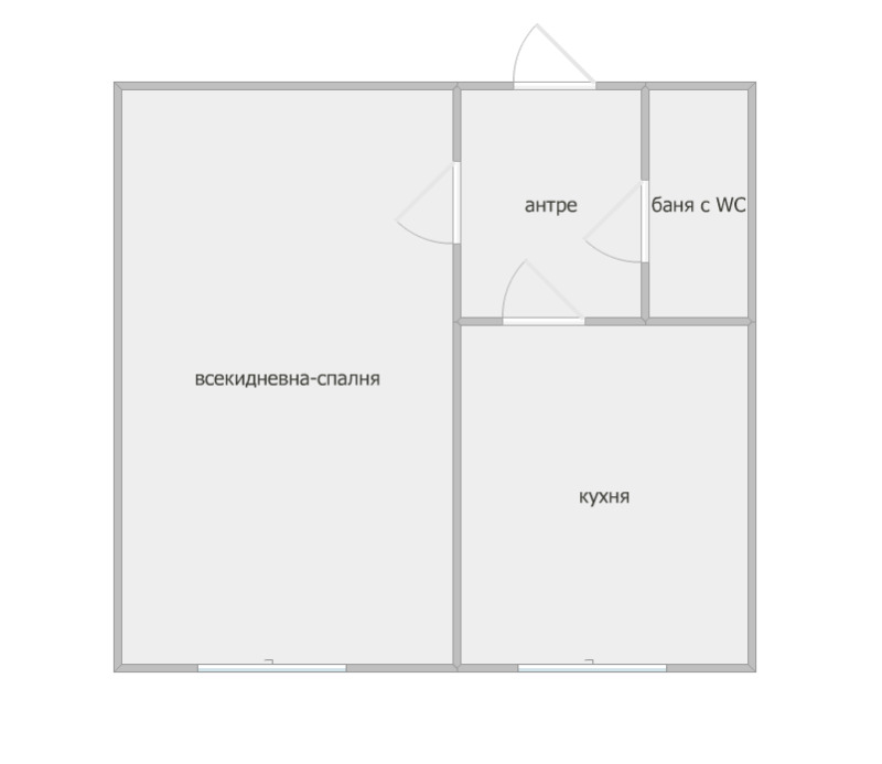 En venta  1 dormitorio Stara Zagora , Kazanski , 39 metros cuadrados | 54921354