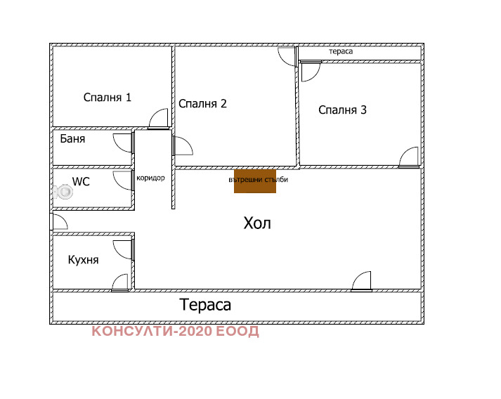 Продава ЕТАЖ ОТ КЪЩА, гр. Нови пазар, област Шумен, снимка 2 - Етаж от къща - 47041217