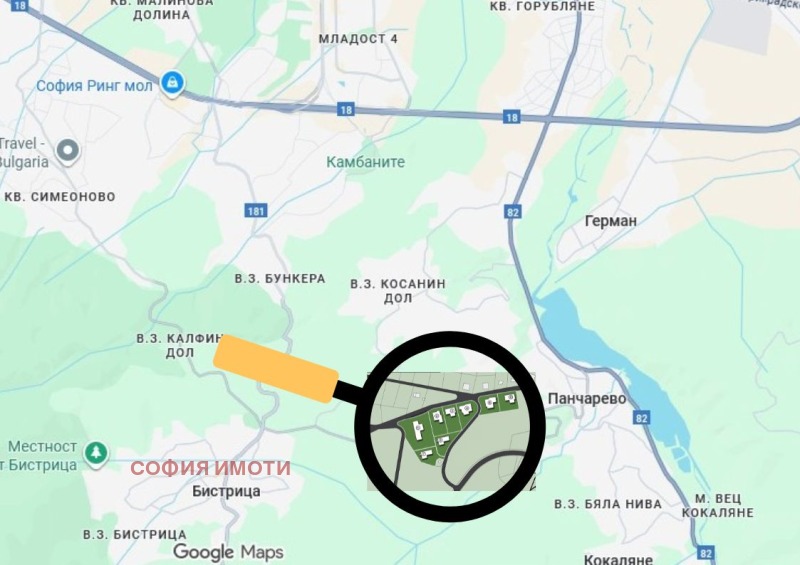 Продава КЪЩА, гр. София, с. Панчарево, снимка 12 - Къщи - 52388319