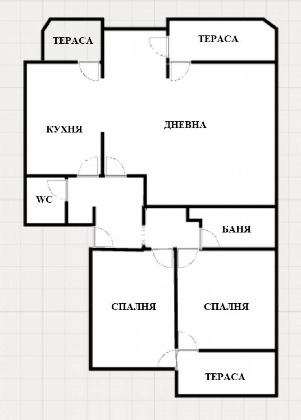 Продава 3-СТАЕН, гр. София, Гео Милев, снимка 3 - Апартаменти - 54224420
