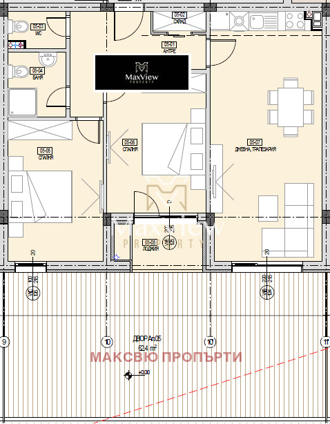 Продава 3-СТАЕН, гр. София, Малинова долина, снимка 2 - Aпартаменти - 47312237