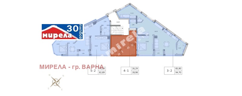 Продается  2 спальни Варна , м-т Акчелар , 82 кв.м | 92479834 - изображение [8]
