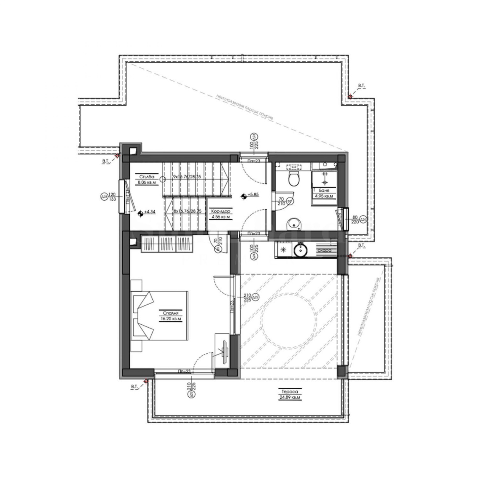 Продава КЪЩА, гр. Черноморец, област Бургас, снимка 4 - Къщи - 55057291