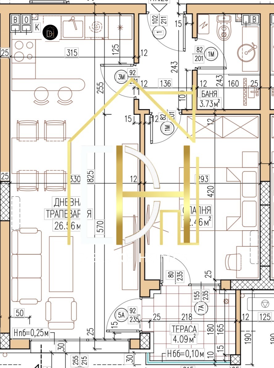 Продава 2-СТАЕН, гр. Пловдив, Христо Смирненски, снимка 2 - Апартаменти - 55937152