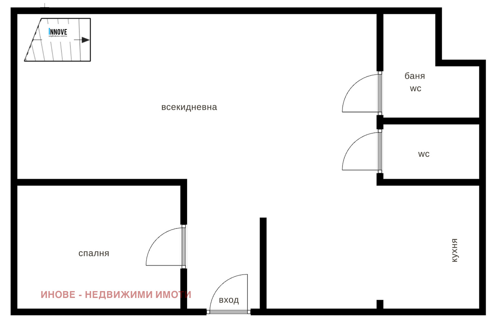 Продава 3-СТАЕН, гр. София, Дианабад, снимка 2 - Апартаменти - 54023882