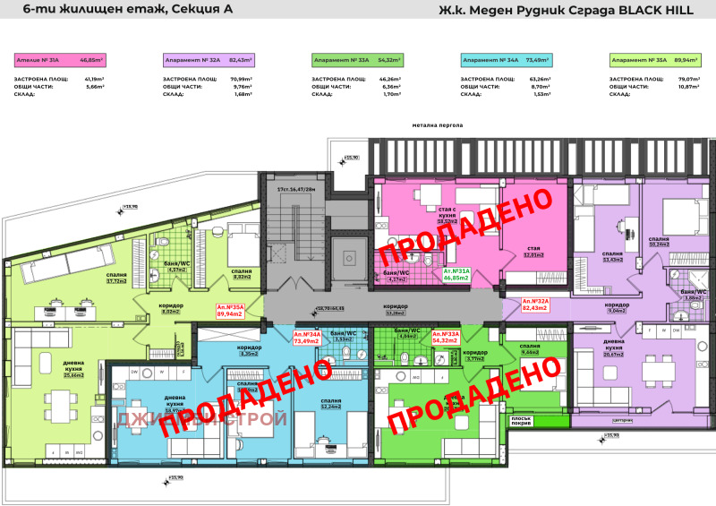 Продается  1 спальня Бургас , Меден рудник - зона В , 68 кв.м | 95706258 - изображение [16]