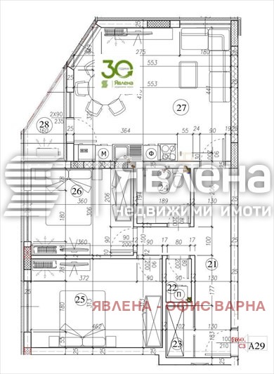 Продава  3-стаен град Варна , Владислав Варненчик 1 , 95 кв.м | 33965792 - изображение [2]