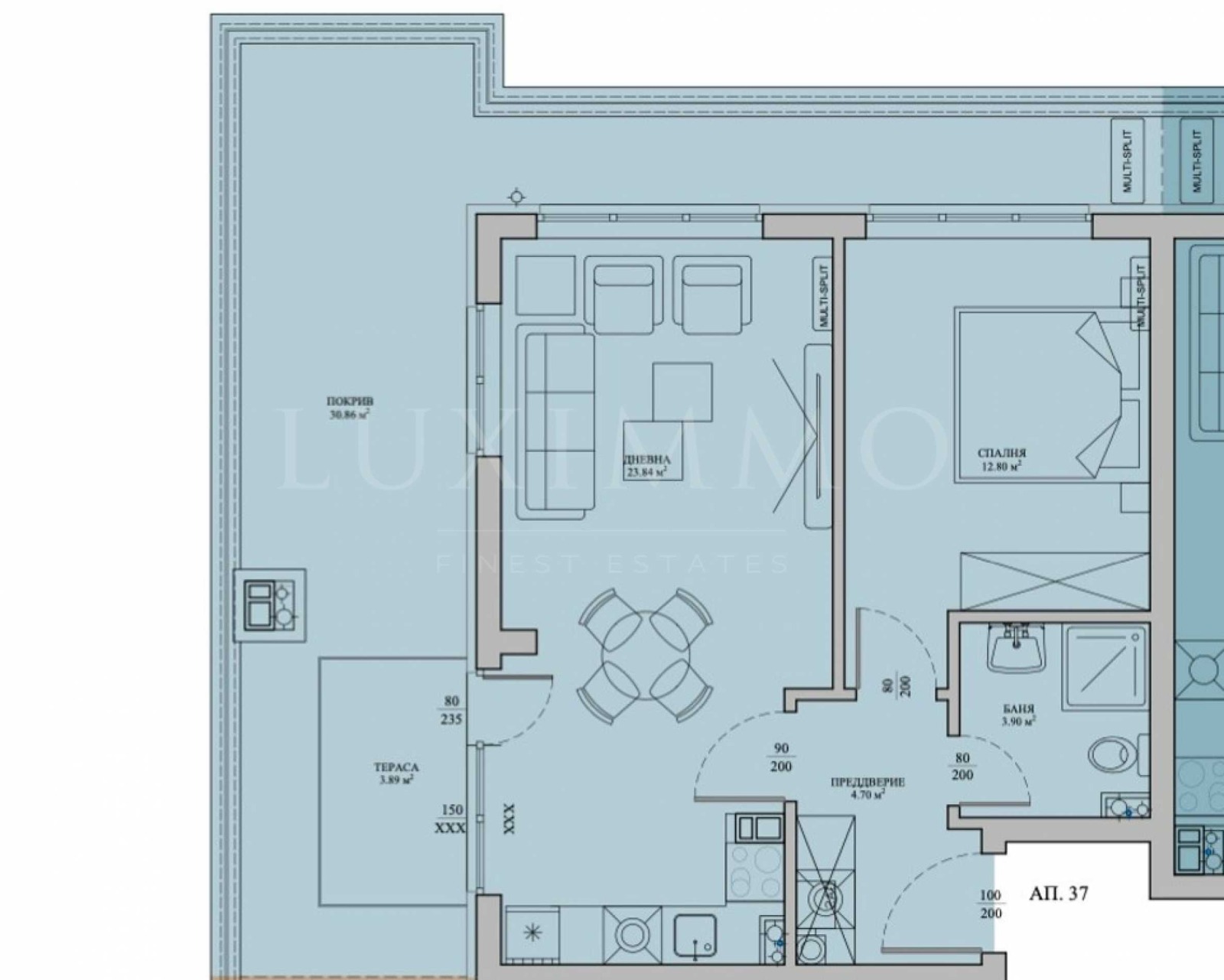 Продава 2-СТАЕН, гр. София, Малинова долина, снимка 3 - Апартаменти - 54276654