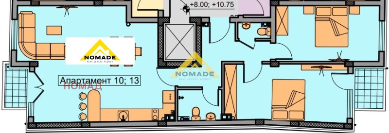 Продается  2 спальни Пловдив , Христо Смирненски , 121 кв.м | 55065407 - изображение [2]