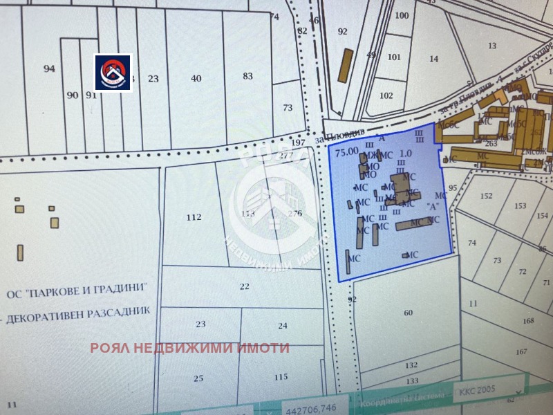 In vendita  Complotto Plovdiv , Industrialna zona - Sever , 39000 mq | 13097625