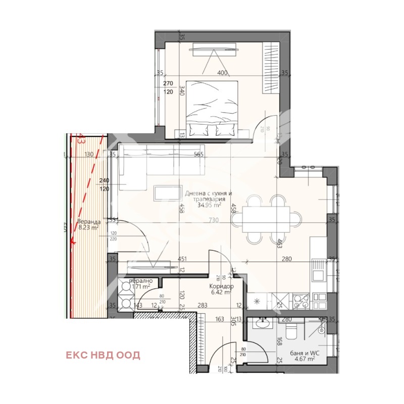 Продава 2-СТАЕН, гр. Пловдив, Христо Смирненски, снимка 1 - Aпартаменти - 49504437