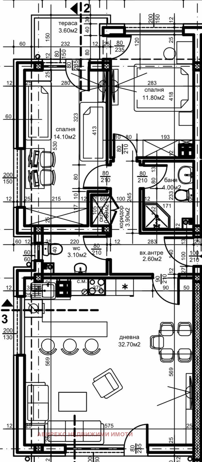 Продава 3-СТАЕН, гр. Пловдив, Беломорски, снимка 2 - Aпартаменти - 48684379