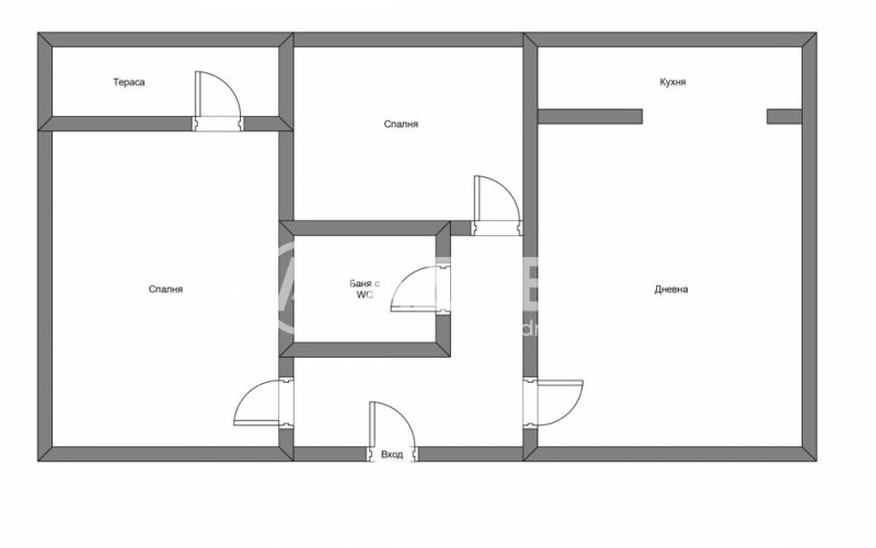 Продается  2 спальни София , Света Троица , 68 кв.м | 21962196 - изображение [4]