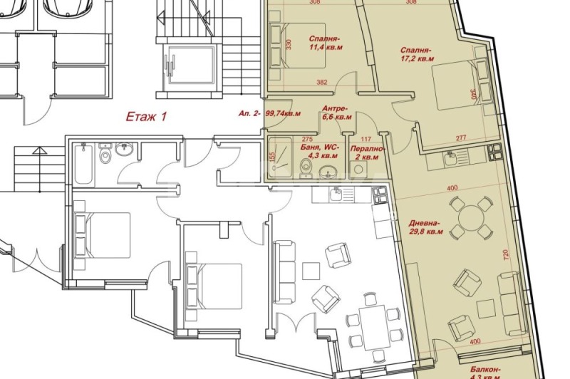 Продава 3-СТАЕН, гр. Варна, Операта, снимка 3 - Апартаменти - 52413364