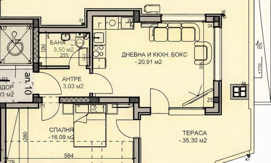Продава 2-СТАЕН, гр. Пловдив, Коматево, снимка 5 - Апартаменти - 53704975