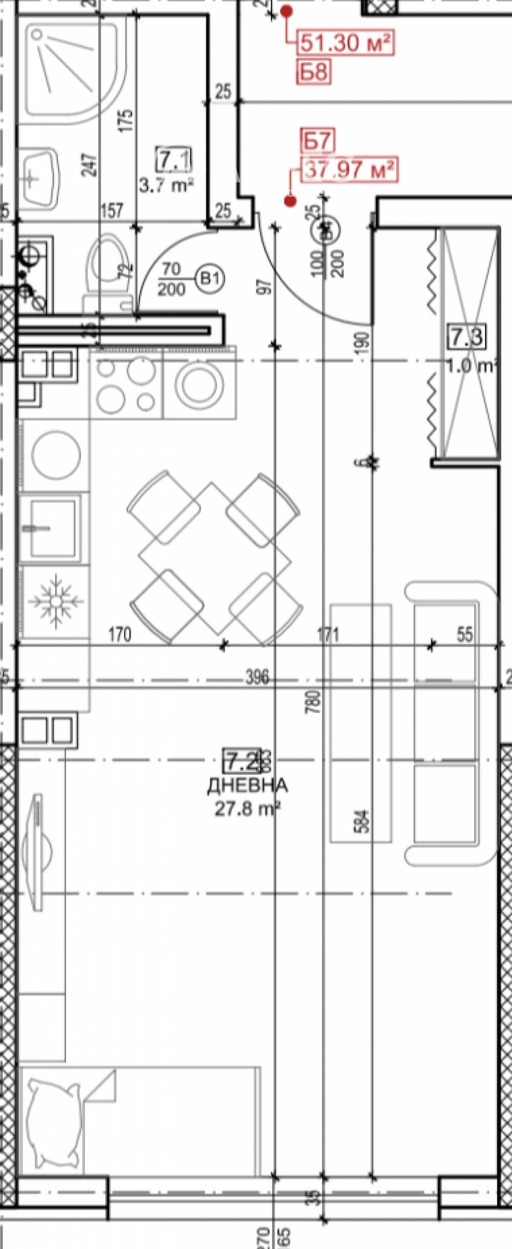 Продава 1-СТАЕН, гр. София, Малинова долина, снимка 3 - Апартаменти - 56368921