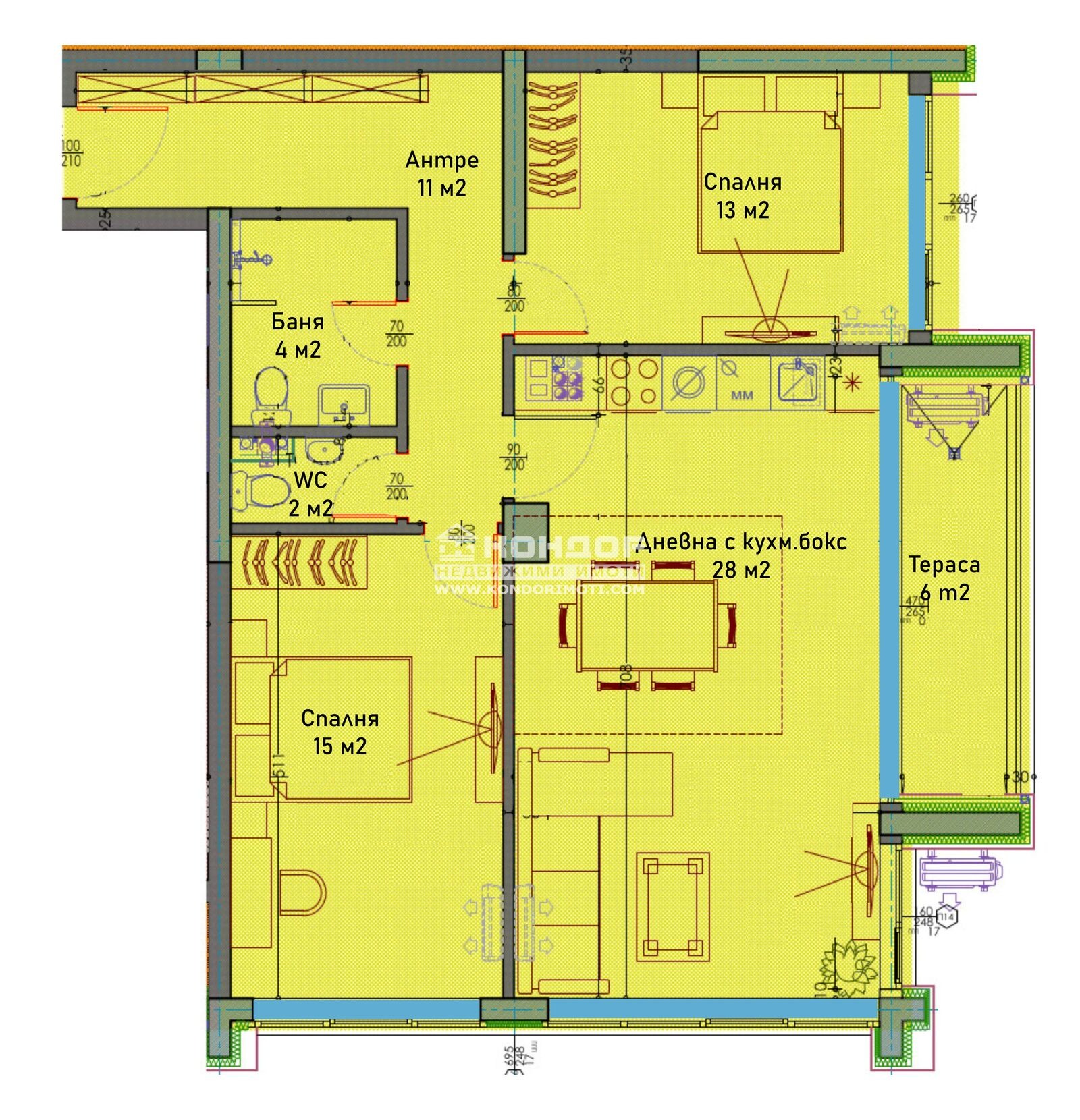 Продава 3-СТАЕН, гр. Пловдив, Тракия, снимка 2 - Апартаменти - 42161683
