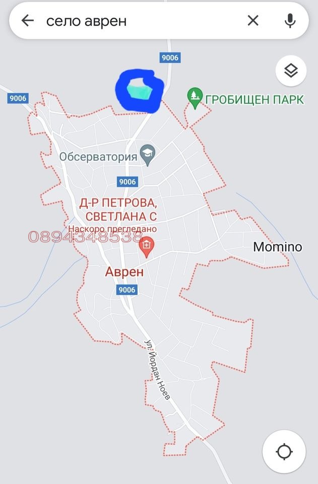 Продава ПАРЦЕЛ, с. Аврен, област Варна
