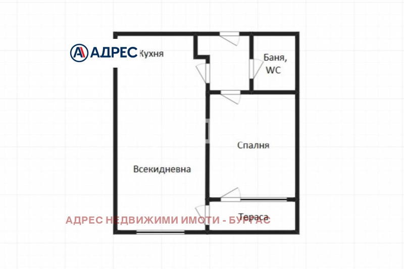 Продава 2-СТАЕН, гр. Бургас, област Бургас, снимка 3 - Апартаменти - 53206945