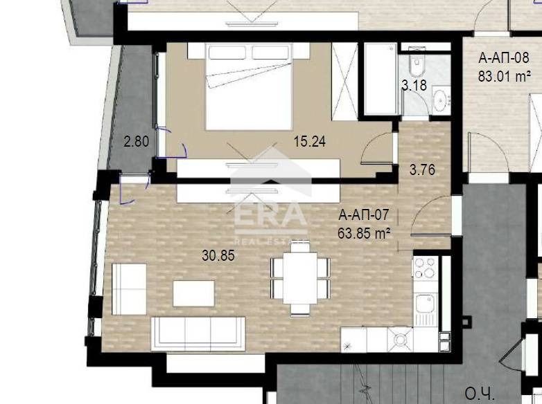 Продава 2-СТАЕН, гр. София, Витоша, снимка 2 - Апартаменти - 53414582