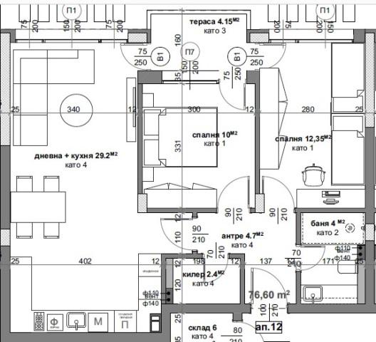 Продается  2 спальни Стара Загора , Аязмото , 112 кв.м | 72199339 - изображение [3]