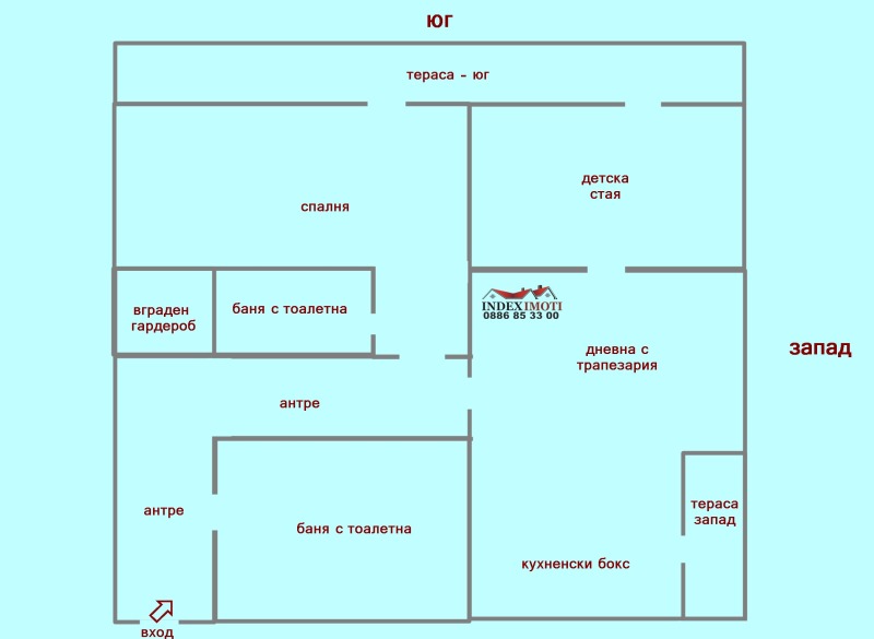 Продава 3-СТАЕН, гр. Стара Загора, Казански, снимка 11 - Aпартаменти - 46653296