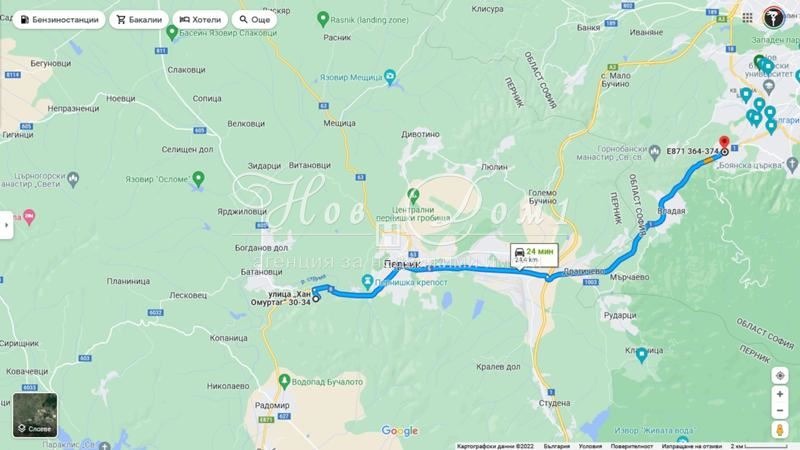 Продава ПАРЦЕЛ, гр. Перник, Бела вода, снимка 2 - Парцели - 52389329