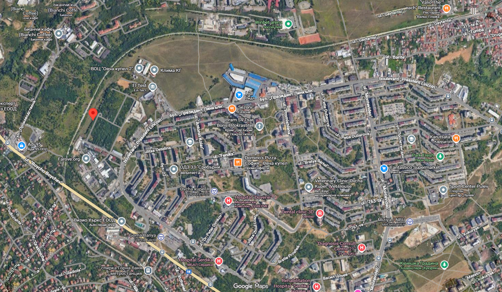 Продава ПАРЦЕЛ, гр. София, Овча купел, снимка 5 - Парцели - 54245436