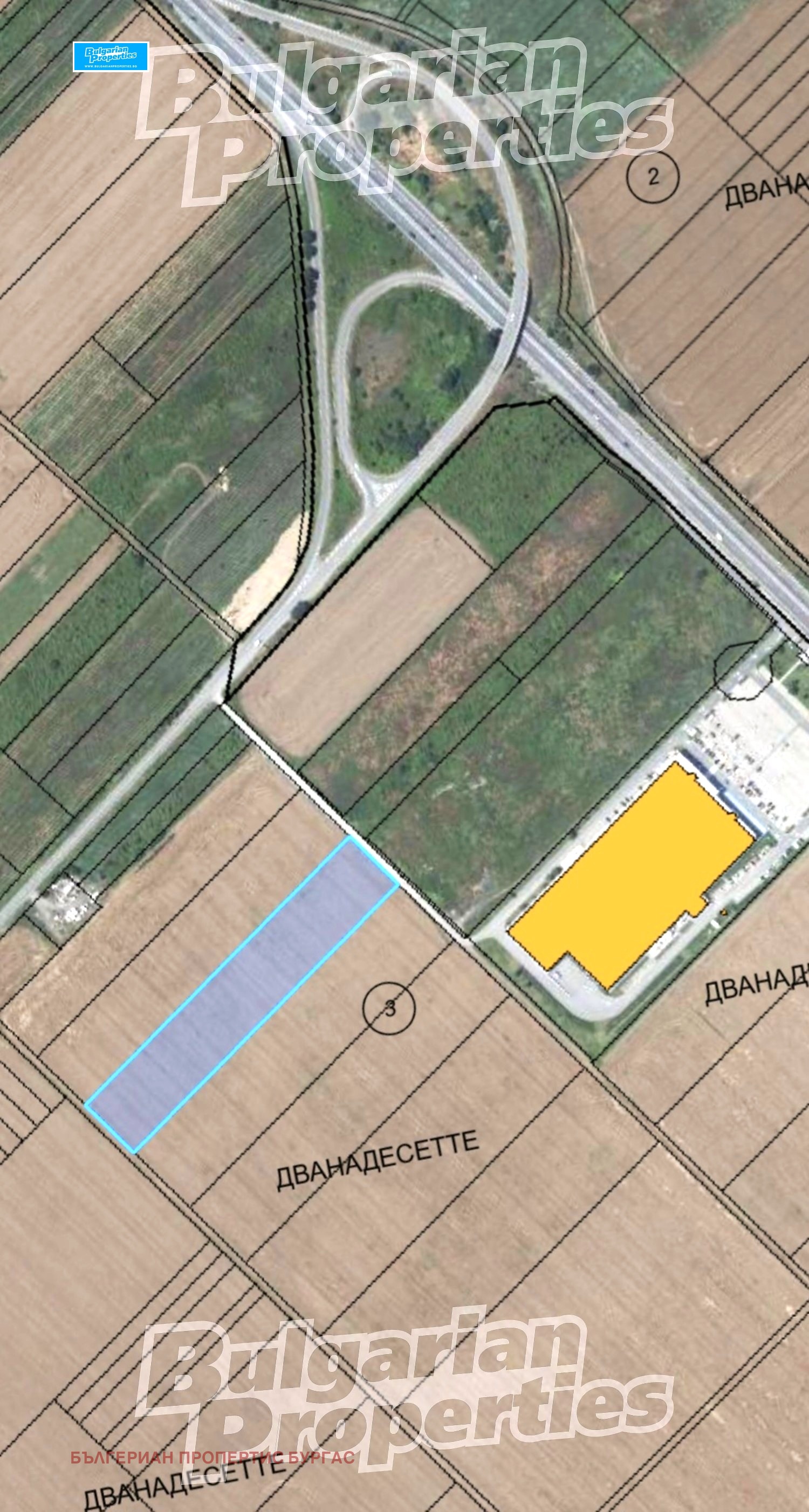 Продава ПАРЦЕЛ, гр. Бургас, Ветрен