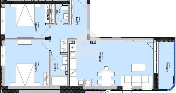 Продава 3-СТАЕН, гр. Варна, Виница, снимка 4 - Апартаменти - 52523628
