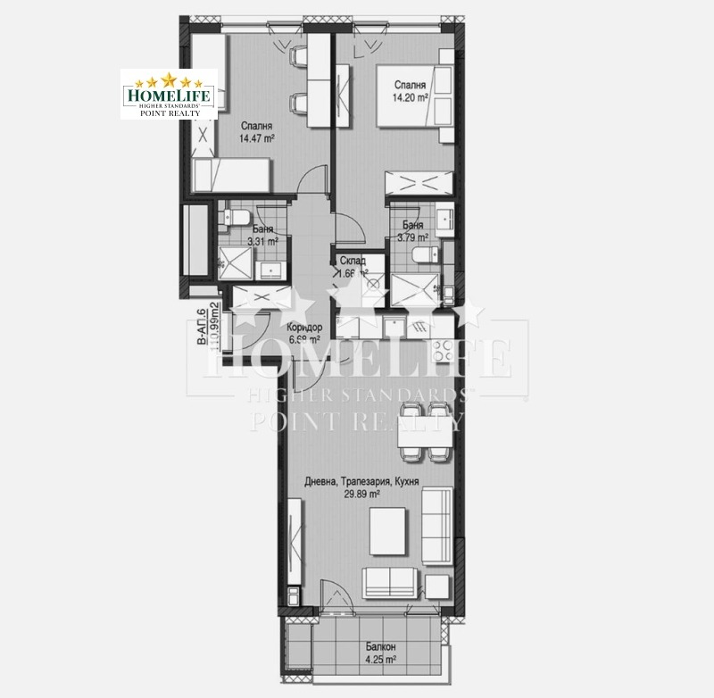 Na sprzedaż  2 sypialnie Sofia , Krastowa wada , 111 mkw | 10390441 - obraz [12]